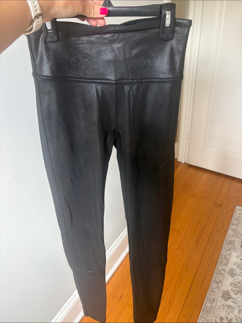 Spanx Faux Leather High-Waist Leggings
